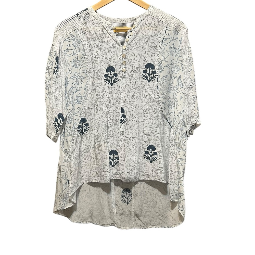 Benares Boho Tunic Top Size Large